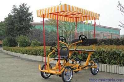 雙人騎行的浪漫經(jīng)濟(jì) 一輛協(xié)力車如何串起觀光、游樂與批發(fā)供應(yīng)鏈